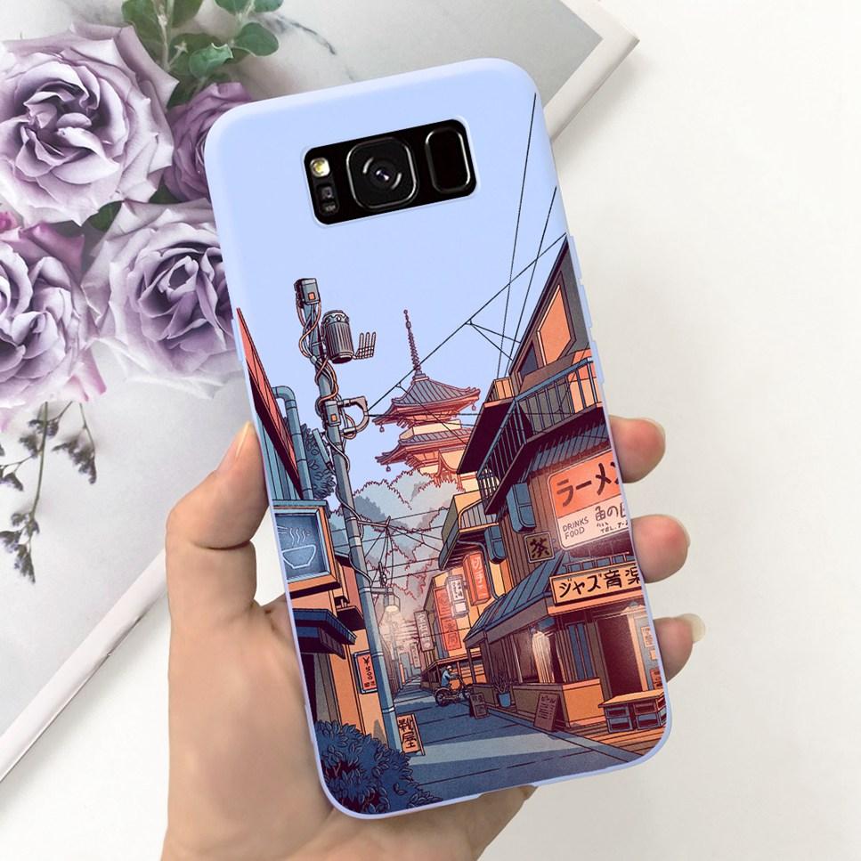 For Samsung Galaxy S8+ 6.2" Case Space Planet Cute Cat Soft Silicone Cover For Samsung S8+ S8 Plus S8 Bumper Phone Case Fundas