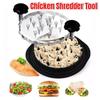 Chicken Shredder Tool Meat Breast Shredding Separation Mincing Grinder Machine With Lid For Shredding Chicken Pork Beef