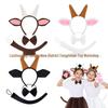 Козлиные уши Животное Мультяшный ободок для костюма на Хэллоуин