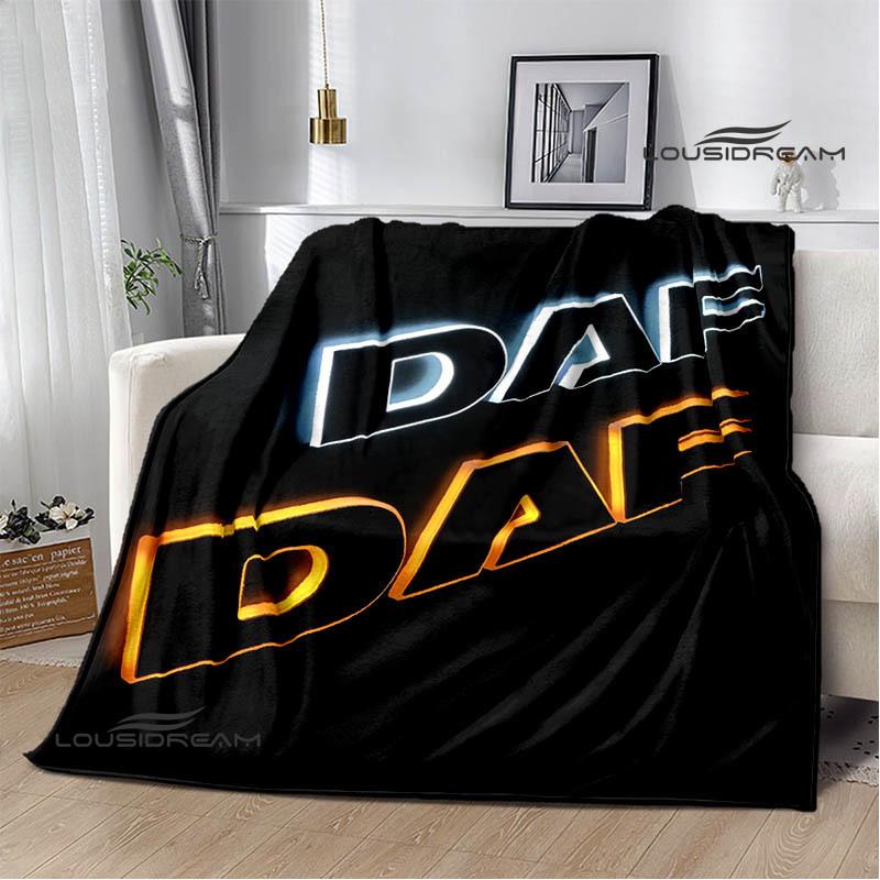 3D DAF truck Retro printed blankets picnic blanket Warm Flannel blankets Soft and comfortable blanket bed linings Birthday Gift