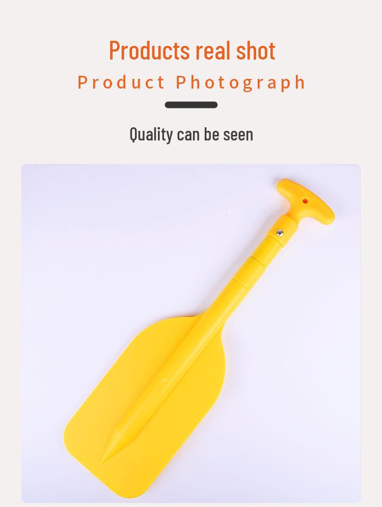 Telescopic Aluminum T-Handle Boat Paddle for Outdoor Water Sports