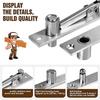 Door Pivot Hinge, Pivot Hinge System with Goal Kick Hardware, for Heavy Duty Wood Doors Up to 200 Lb