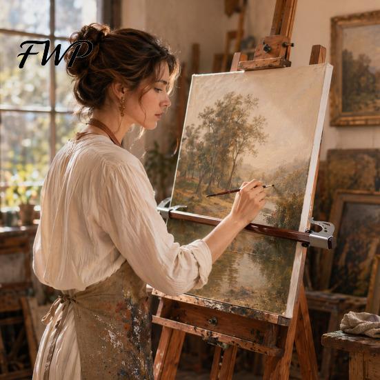 Устойчивая кисть для рисования, Подставка-мост для художника, Деревянная с стержнем, Регулируемый мост-опора для холста, Аксессуар для детализации