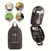 Outdoor Cookware Bag Camping Storage Bag Portable Travel Utensil Bag Picnic Bag Cookware Utensil Organizer (No Tableware)