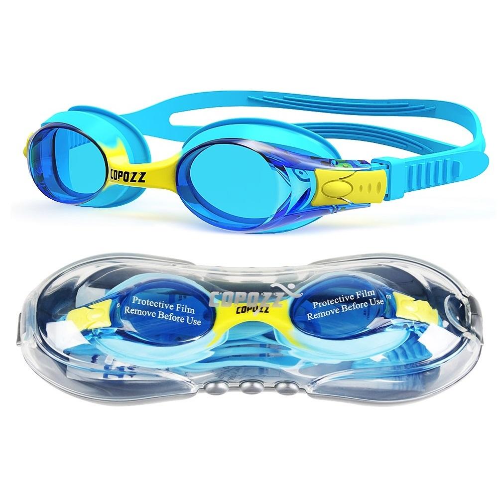 Copozz Waterproof Anti Fog Swimming Glasses UV Children Professional Colored Lenses Kids Eyewear Swimming Goggles Gafas Nata2
