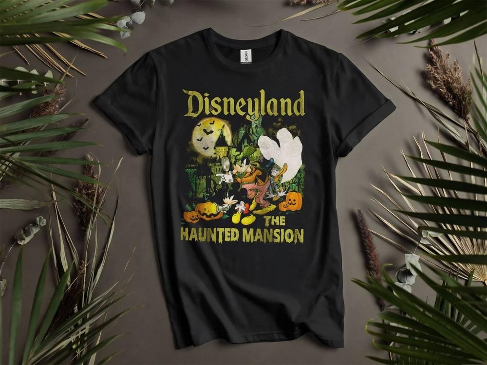 Винтажная футболка Disneyland Haunted Mansion Футболка Мужская Женская Унисекс Футболка K844