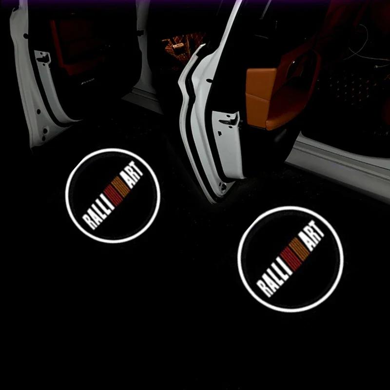 2PCS Car Shadow Door Light Laser Projector Led Welcome Lamp for Mitsubishi ASX Ralliart Outlander Lancer Pajero Eclipse Galant