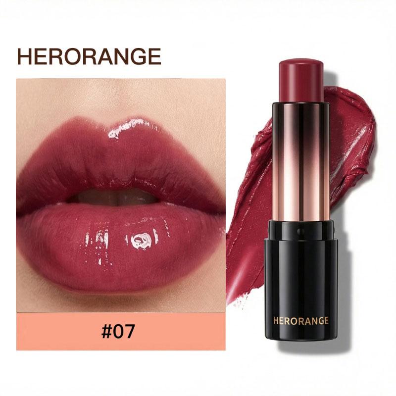 Herorange Light-Colored Lipstick Multi-Use Stick, with a Clear and Dewy Finish, Rich Texture, and Moisturizing Properties That Won'T Dry Out the Skin
