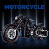 Новый 1:8 Night Racer Мотоцикл Наборы Строительных Блоков MOC Кирпичи Модель Мотоцикла Рождественские Подарки для Мальчиков Детей 500+шт