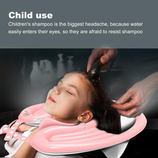 Foldable Hair Shampoo Basin Practical Easily Store Safe Maternity Portable Sink Tool