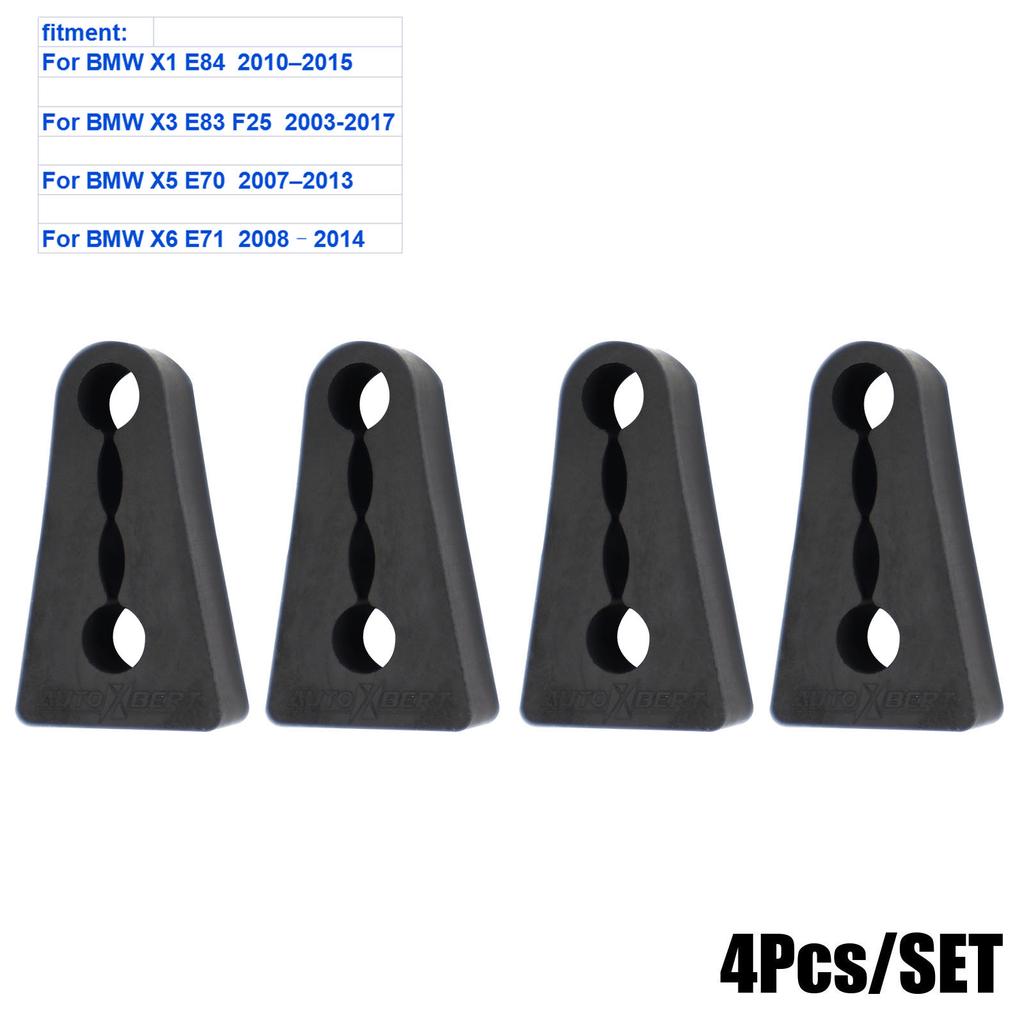 Автомобильный дверной замок, шумоглушитель, демпферный буфер для BMW X1 X3 X5 X6 E84 E83 F25 E70 E71, дребезжащие скрипы, тихий шум, глухая изоляция