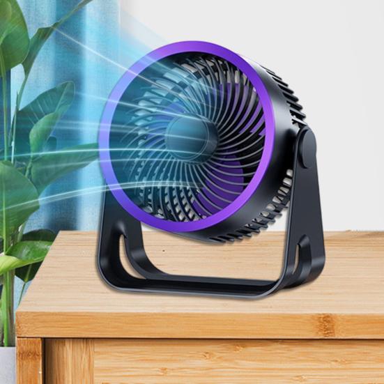 Настольный вентилятор с креплением на стену, 5 скоростей, малошумный электрический вентилятор, портативный вентилятор для циркуляции воздуха для дома, офиса, спальни