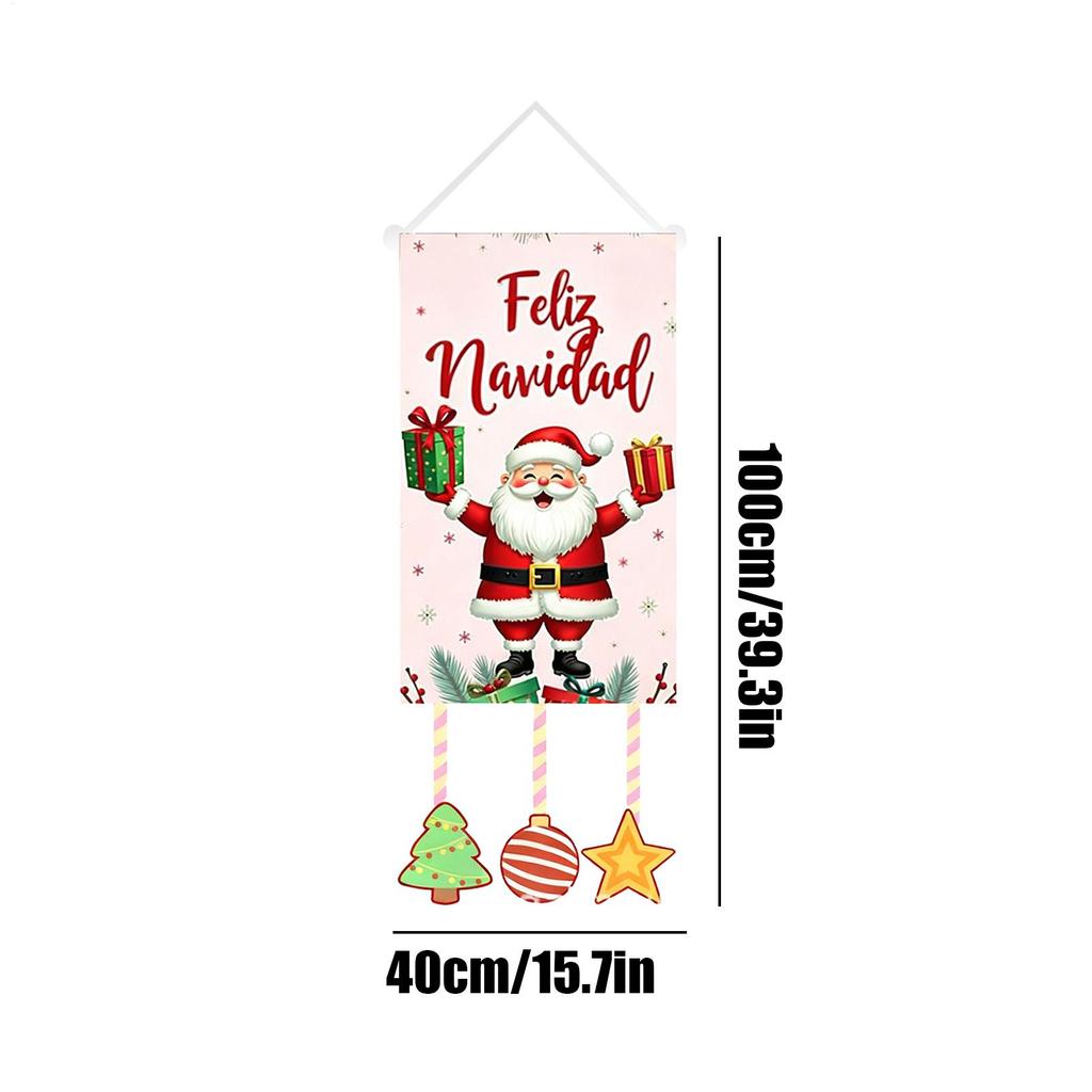 Рождественское садовое знамя Праздничный декор Водонепроницаемое Декоративный баннер Садовое знамя Для помещений Улицы Дома Окна Двери Сада Патио