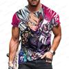 Men Clothing Anime T-Shirts Fashion Tops New Trend Vegeta Short Sleeves