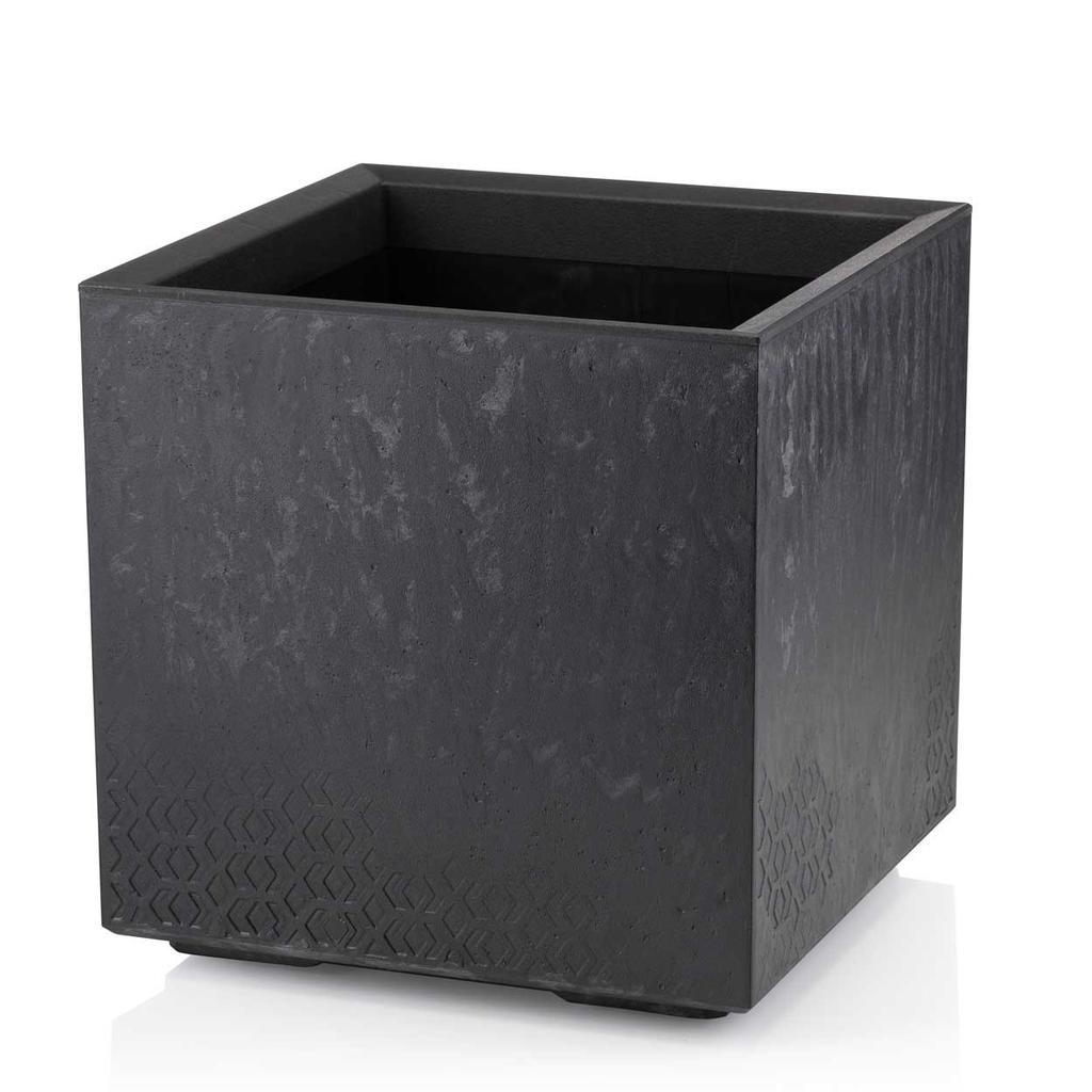 Donica Betonique Czarny Beton 40X40 Cm