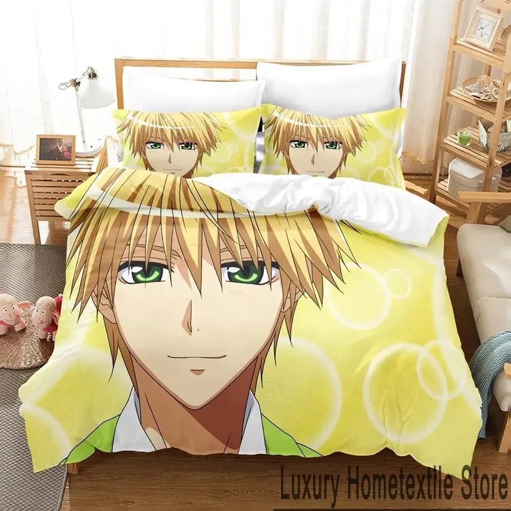Комплект постельного белья Anime Maid Sama Misaki, пододеяльник, постельный комплект, пододеяльник, наволочка, одеяло размера king-size, комплект постельного белья для мальчиков и взрослых