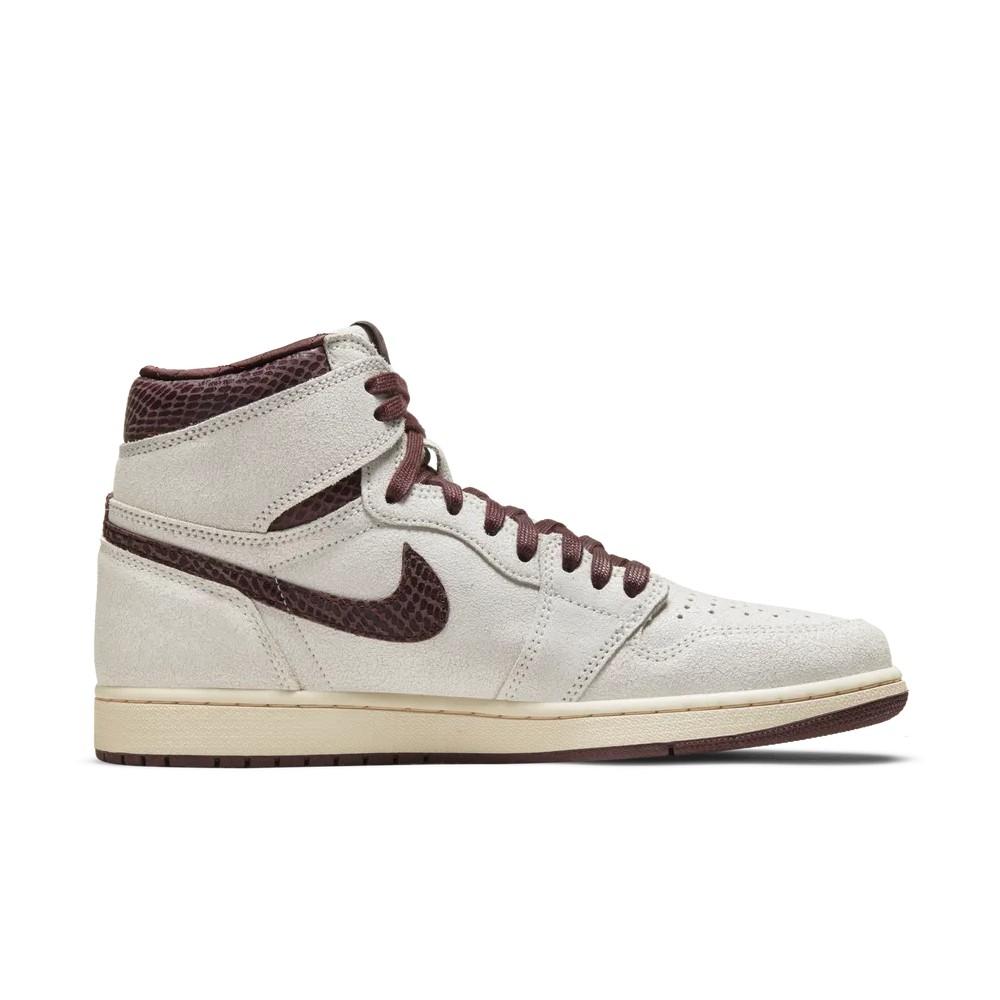 Jordan 1 x A Ma Maniere Retro High OG SP Sail and Burgundy DO7097-100