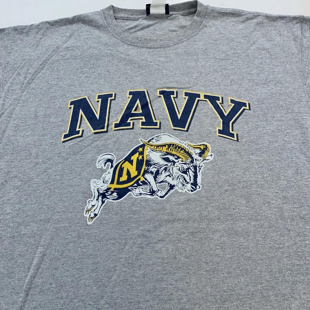 Винтажная футболка US NAVY RAM с двусторонним принтом 90-х XL футбольная jansport мягкая