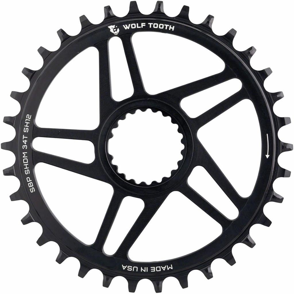 Прямая звезда Wolf Tooth Shimano Boost для Shimano 12 скоростей 30T