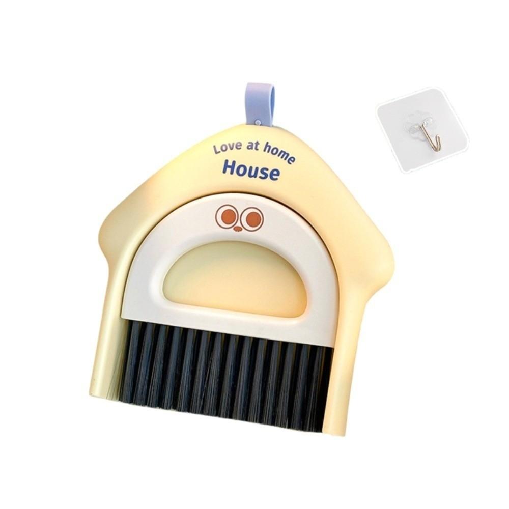 Detachable Desktop Broom Dustpan Set Mini Portable Dustpan Desktop Cleaning