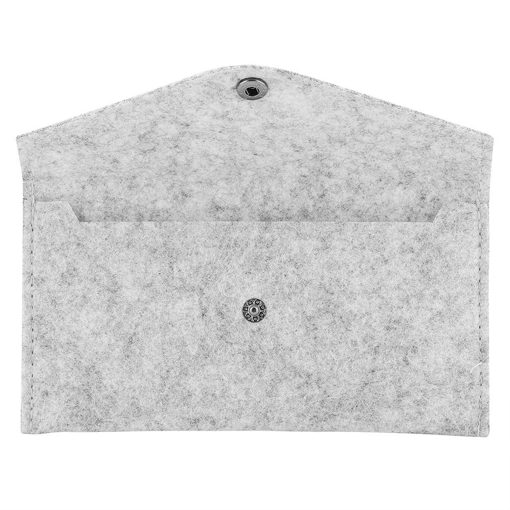 Портативный многоцелевой войлочный чехол-держатель для хранения телефона, очков, ручек