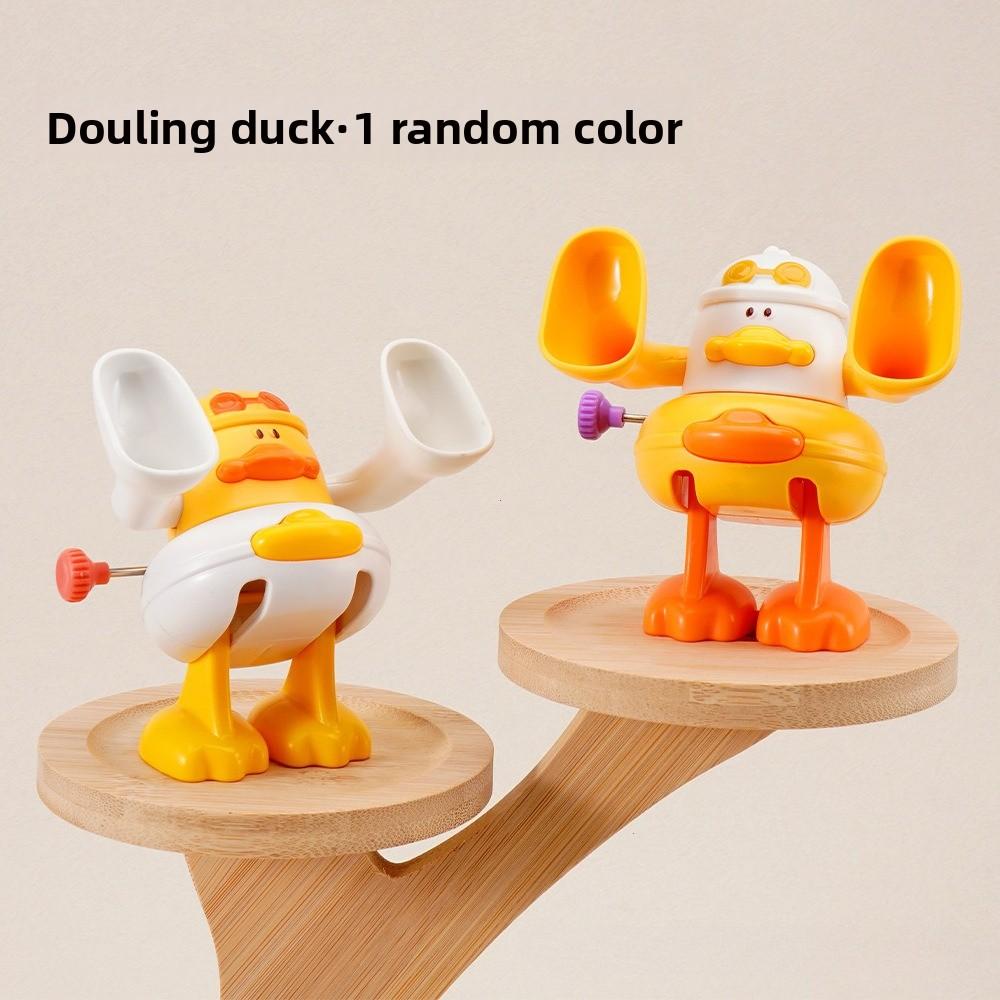 Ползающие детские игрушки 6 12 месяцев Катящаяся заводная утка Заводная игрушка для младенцев для времени на животике Ранние развивающие игрушки для младенцев Подарок