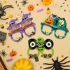 6pcs Pumpkin Halloween Funny Glasses Witch Hat Pumpkin Glasses  Photo Booth Props