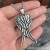 Аксессуары Личность Мода Крылья Нержавеющая сталь Подвеска Ожерелье Трендовые аксессуары Титановая сталь Цепочка для свитера