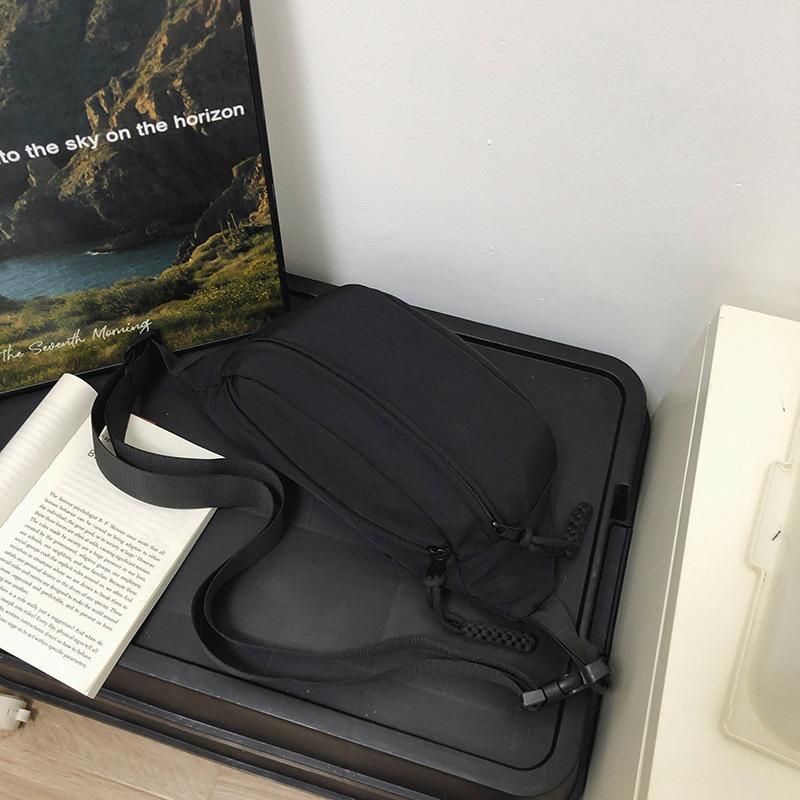 Повседневная и Простая Нагрудная Сумка  Трендовая Новая Спортивная Поясная Сумка  Универсальная для Мужчин и Женщин для Поездок на Работу и Выходов в Свет Одноплечевая Сумка Кроссбоди