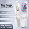 Electric Massage Comb Vibration Red Light Therapy Hair Growth Massage Scalp Brush Anti Hair Loss Liquid Oil Applicator Hair Care