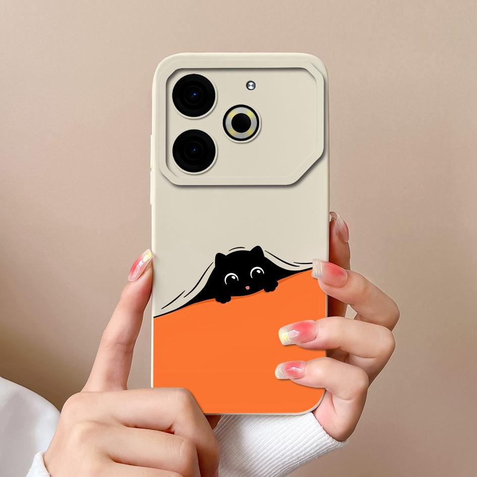 Чехол для телефона Tecno Camon 30 Pro Spark 20 Pop 8 Hot 40i Pova 6 Neo, задние чехлы с красивыми цветами и растениями, мягкий силиконовый бампер с защитой от падения, корпус корпуса