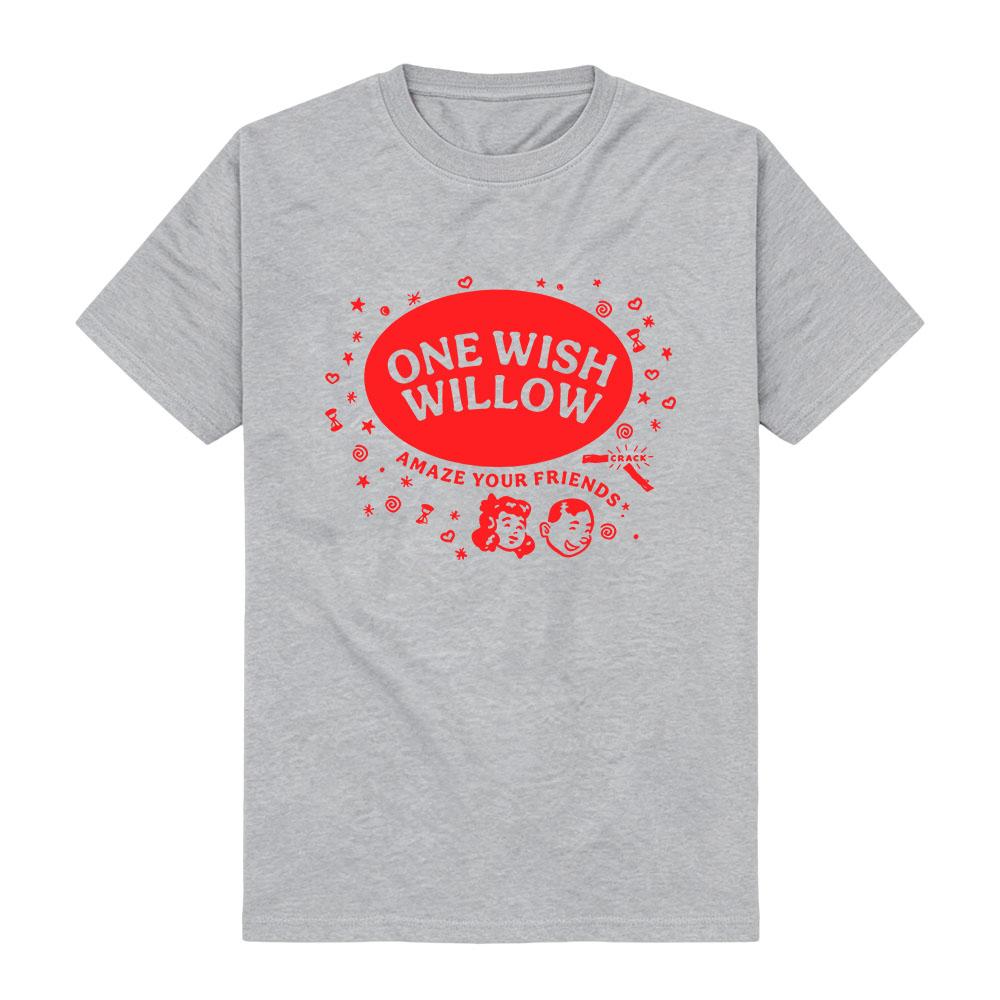 One Wish Willow Tees Футболка с дизайном «Одержимость фильмами ужасов» Женская Мужская Одежда С коротким рукавом Хлопок Свободная Унисекс Уличная Футболка