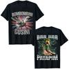Bombombini Gusini Funny Italian Brainrot Meme Bootleg T-Shirt Humor Brr Brr Patapim Y2k Graphic Tees Outfit Short Sleeve Blouses