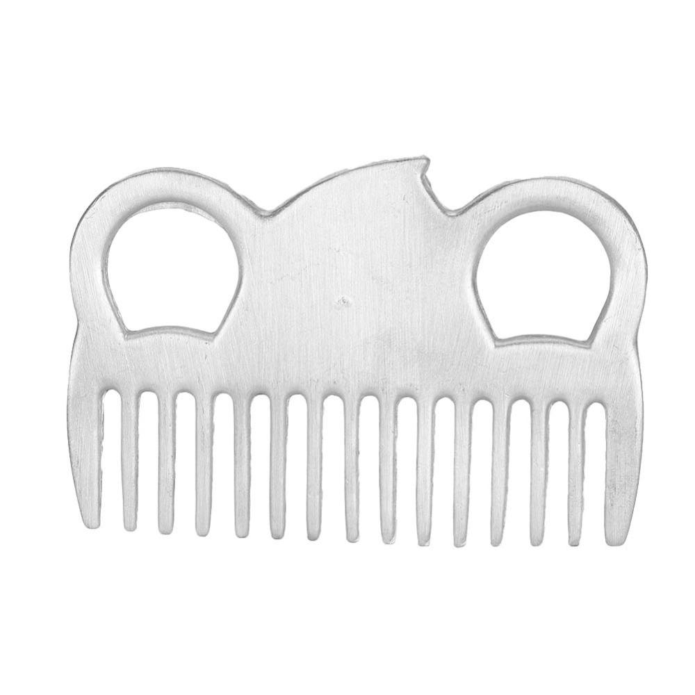 Durable Horse Hair Comb Metal Portable Livestock Comb Easy To Use Horse Cleaning Comb Farm Use