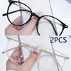 2Pcs Anti Radiation Eyeglasses For Women/Men Replaceable Lens Computer Blue Light Glasses
