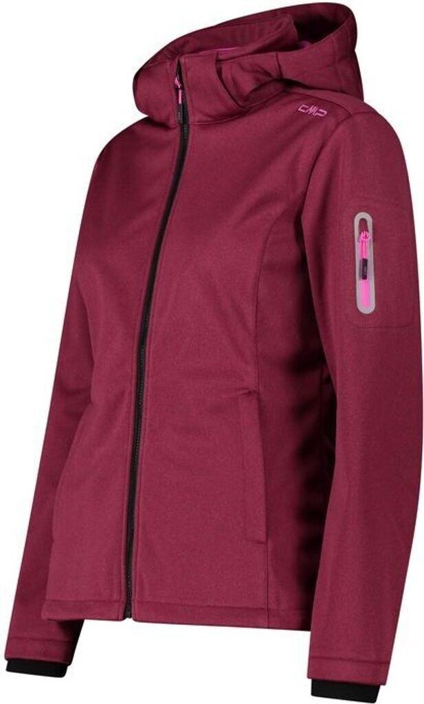 Куртка CMP Softshell Jacket Zip Hood Women (39A5006M) Женская куртка из софтшелла меланж (39A5006M) anemone mel/festival