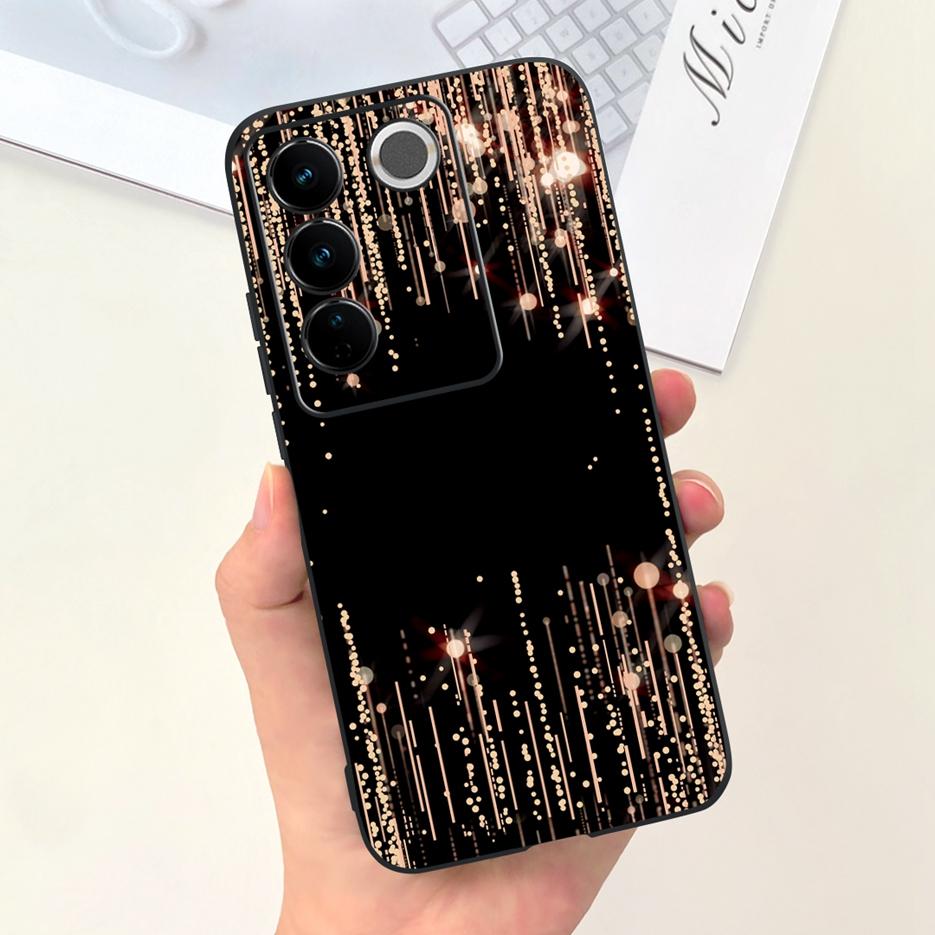 Чехол для Vivo V27 Чехол для Vivo V27e V2237 Милый Модный Расписной Чехол Мягкий Силиконовый Чехол для Телефона Для Vivo V27 Pro V 27 V27e Задняя Крышка Сумки