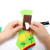 Children DO-IT-YOURSELF Ties Crafts Kindergarten Handmade Tie Educational Toys Fathers Day Birthday Gifts Non Woven Clothing