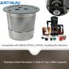 JUSTINLAU Coffee Dripper for Ninja CFP201 CFP301 Dual Brew Pro Coffee Machine Reusable Coffee Powder Filter Net Barista Tools