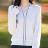 NaVaVa Women Simple Daily Line V Neck Long sleeVe Knit Top Nk2889