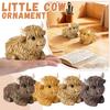 Cute Resin Simulation Cattle Ornaments Garden Garden Decoration