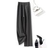 Women's Elastic Waist Solid Wide-Leg Casual Pants