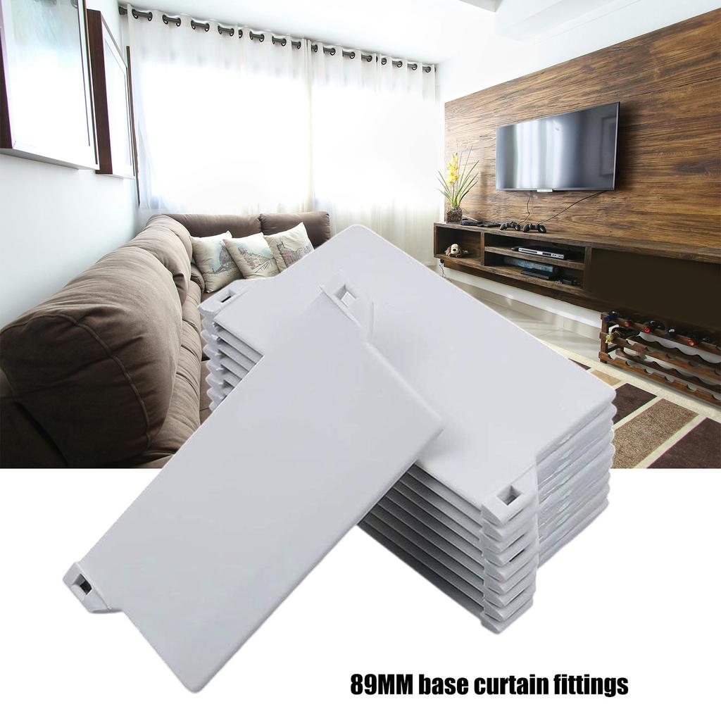 10 шт. вертикальных жалюзи нижних ремонтных зажимов для подвески планок нижних частей для планок 89 мм, простая установка