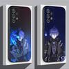 G-Genshin Impact F-Flins Для Samsung S 25,24,23,22,30,21,10,9,Ultra,Plus,Lite,FE,4,5G Чехол для телефона Черный Мягкий чехол