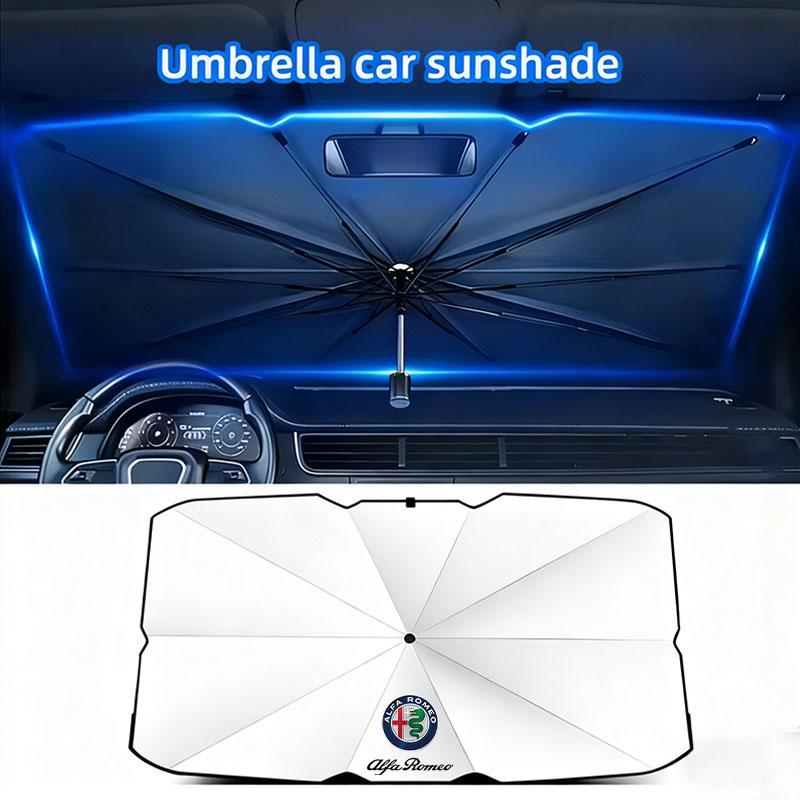 ZIPCA1 Car Sunshade Windshield Umbrella Front Window Sun Shade For Alfa Romeo STELVIO Giulia 159 Giulietta 147 Mito 156 MTO Sportiva