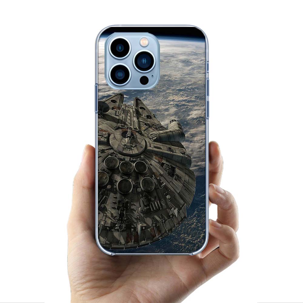 Millennium Falcon in Space Cases Phone Case For Iphone 17E 16E 17 Air 16 Pro Max 15 Pro 14 Plus 11 13 12 Mini Cover Cases Compat