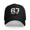 Baseball Cap Six Seven 67 Birthday Funny Merch Unisex Baseball Caps Italian Brainrot Meme Hats Formal Running Golf Gift Headwear