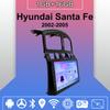 Автомобильное радио Android Auto Carplay для Hyundai Santa Fe 2002-2005, мультимедийный проигрыватель, головное устройство, стерео, GPS-навигация, BT, WIFI 1+16 ГБ