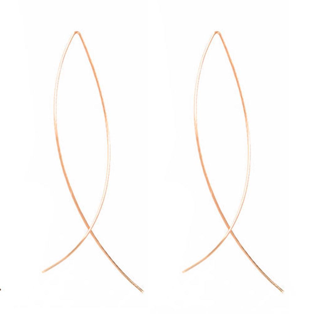 Серьги Bluelans Длинные серьги элегантной формы в форме рыбы ручной работы с подвесками женские украшения