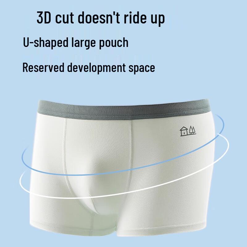 FitonTon Подростковые боксеры-брифы класса А из чистого хлопка с антибактериальным эффектом